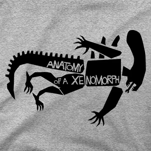 CAMISETA ANATOMY OF XENOMORPH