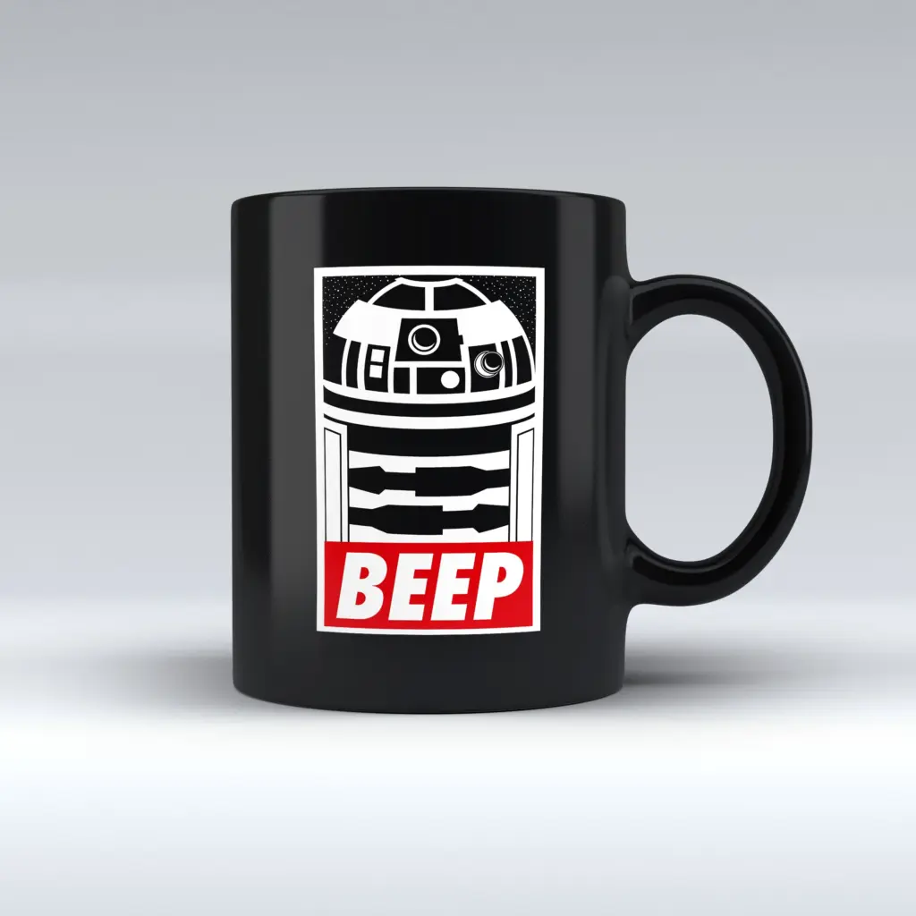 Taza Negra Beep
