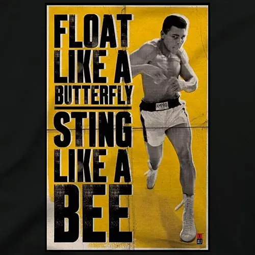 Float like a butterfly