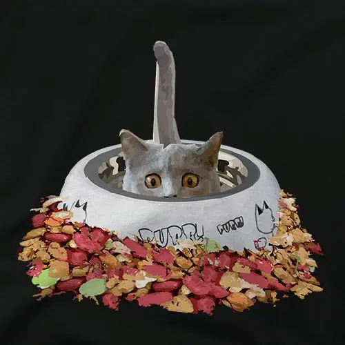 Gato comedero A