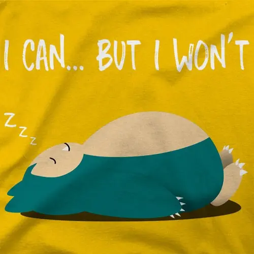I can but I won't