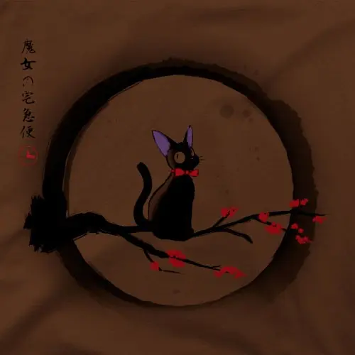 Jiji under the moon