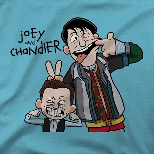 Joey and Chandler