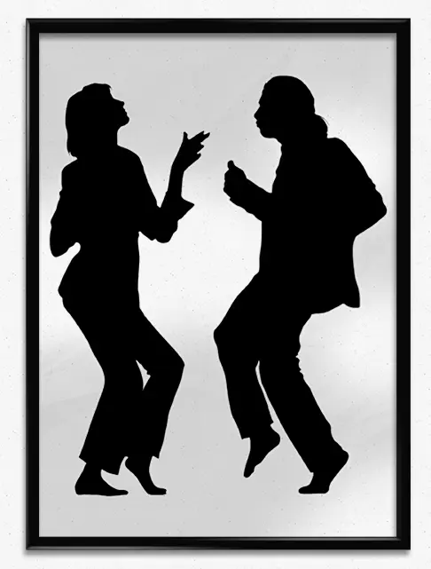 Lámina Pulp Fiction Dance (diseño)