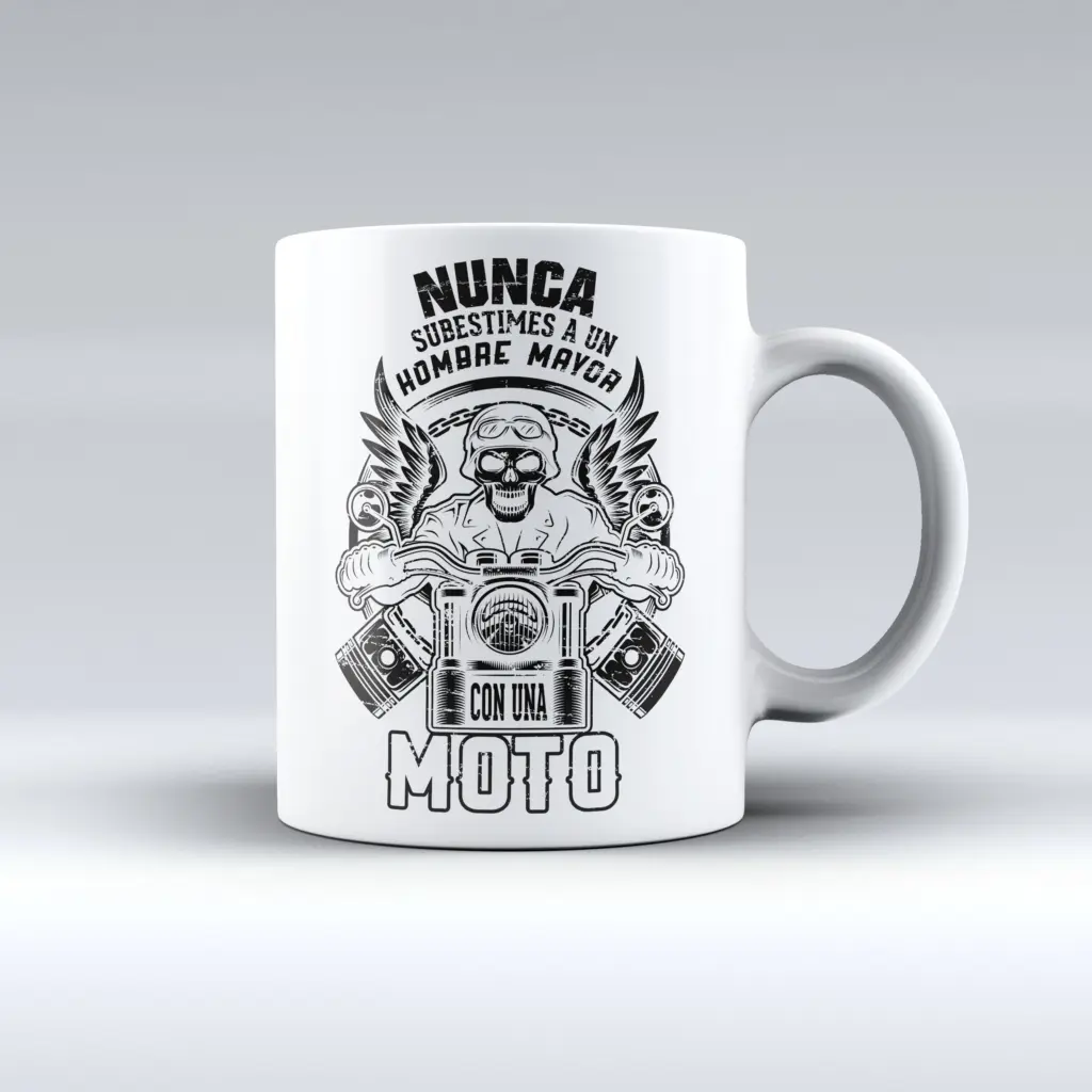 Taza Motores Hombre Mayor