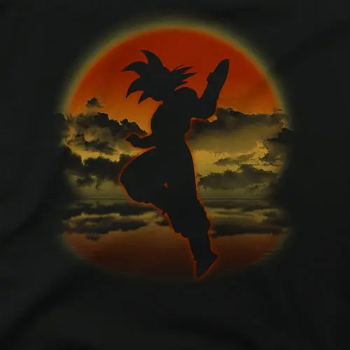Original Goku At Sunset