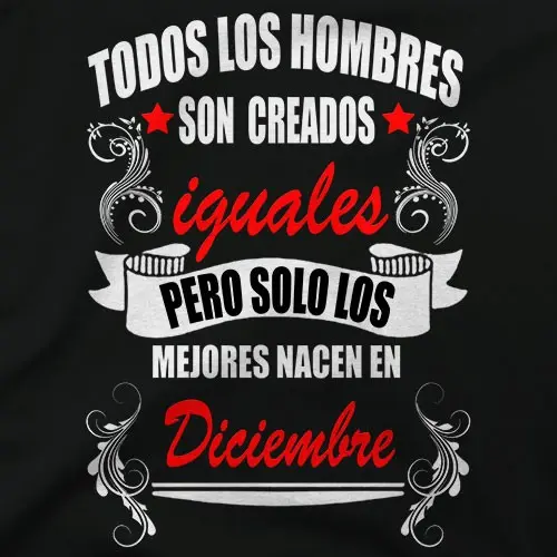 Solo los mejores nacen en Diciembre