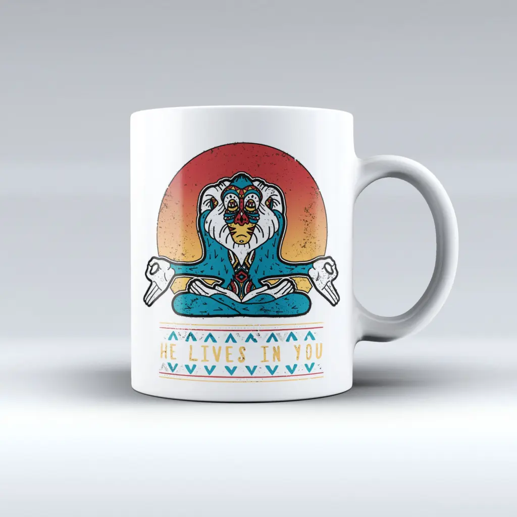 Taza He lives in you