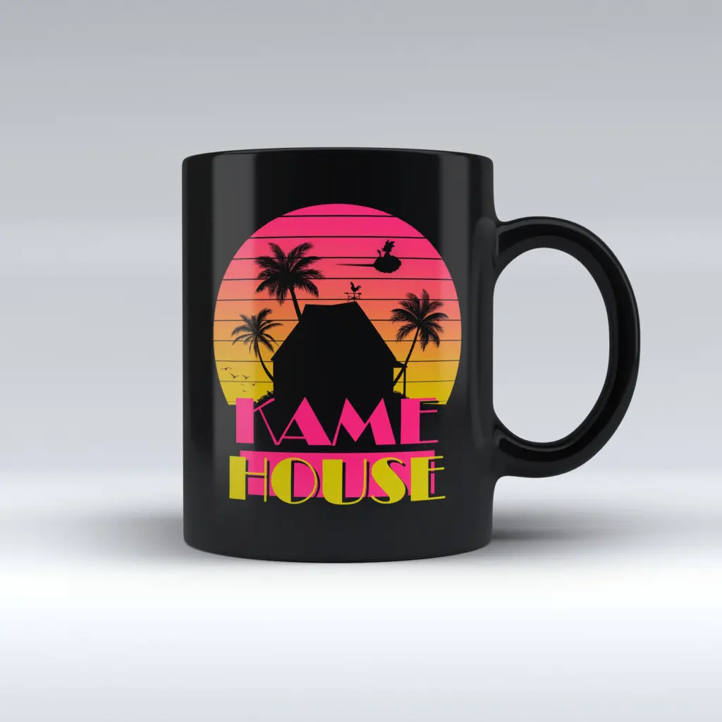 Taza Negra Retro Knife