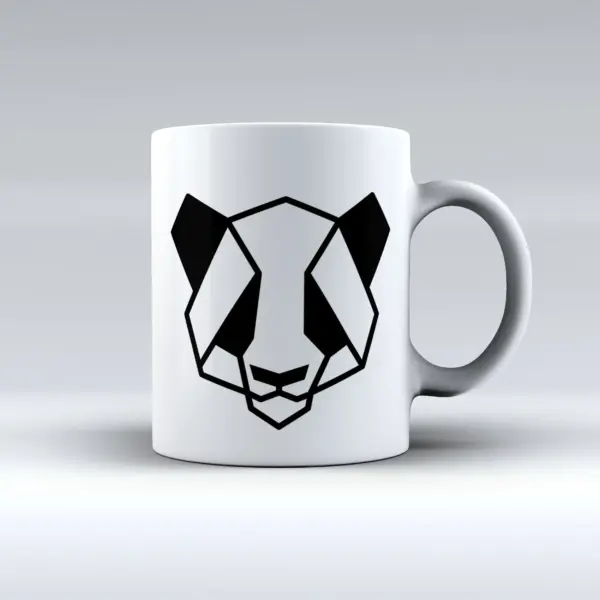 Taza Panda Lineal