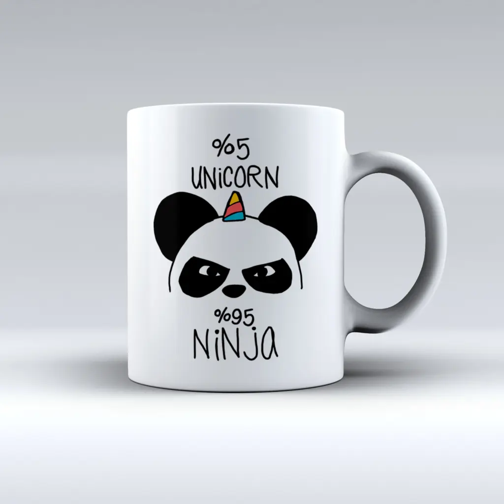 Taza Unicorn & Ninja