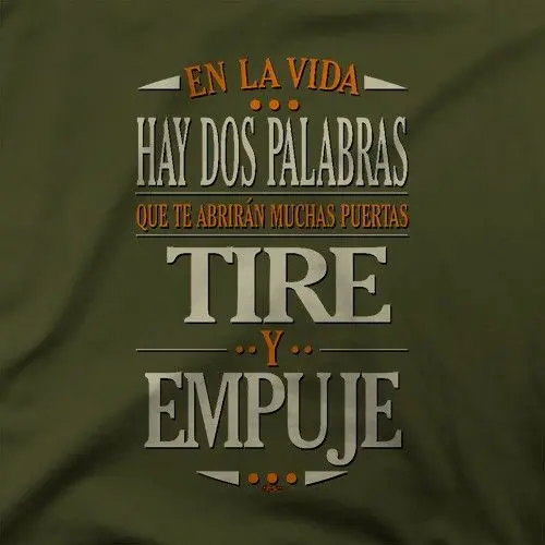 TIRE Y EMPUJE
